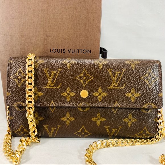 Louis Vuitton Handbags - LOUIS VUITTON Monogram Wallet on Chain